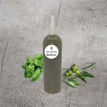 Gel olive oil basil